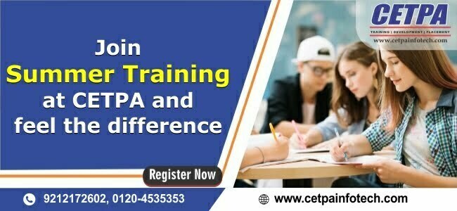 Join Summer Training at CETPA and feel the difference
